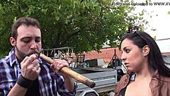 Having wild fun with sexy chubby Spanish Mara Lopez!