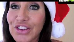 Tara Holiday Doing B Blowjob For Santa Only For Some Presents