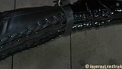 Intense BDSM session for the first time