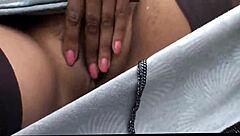 Danica Collins reveals curves in British country stockings