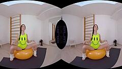 Katy Rose Gets Golden Shower in Acrobatic Gymnast POV