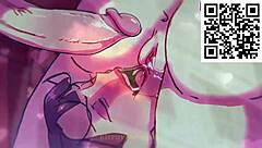 cute animation of a boy and his friend in hentai style