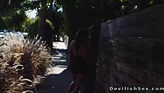 Stunning Blonde Takes Big Cock in Shaved Pussy!