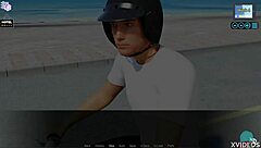 Blonde milf bent over for doggystyle fucking