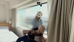 is that infidelity sex through see-through glass overnight?