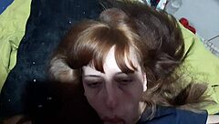 Teen eagerly sucks stepbrother's massive cock for fun