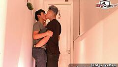 cute german twink tries anal for the first time with his boyfriend?