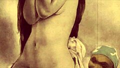 Vintage Hentai Cartoon With Erotic Anime Illustrations