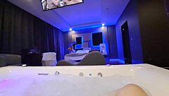 Fat motel maid fucks on jacuzzi for 20 bucks