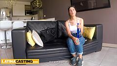 Are you ready for this shy Latina 18yo to get pounded rough in her first casting ever?