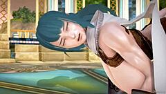 demon king, conquer this warrior's big tits?