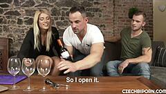 Redhead Milf Gets Handjob and Blowjob Before Fucking