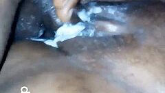 A young woman with an innocent look enjoys a big dick in her small pussy