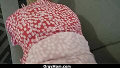 Stepmother seduces stepson and gives him a deep blow job