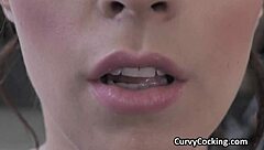 Busty Kiara Gags on Cock During Gym Workout!