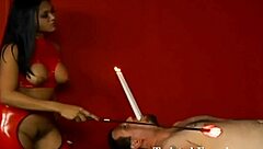 Mistress Dominates Slave In Femdom BDSM Screaming