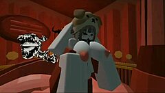 Rosex demon rides roughly in this sexy scene