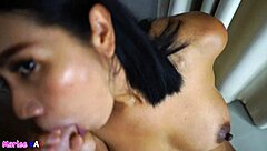 Thai Milf Receives Facial After Sucking Foreigner