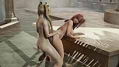 Honoka gets fucked by Marie!