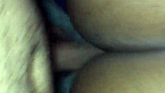 Amateur couple has hot doggy style sex with black man