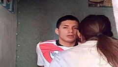 Latina Amateur Masturbates Soccer Player's Monster Cock Before Swallowing Cum in Her Mouth