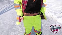 eva, the chubby canadian milf, shows her sexy tits and boobs