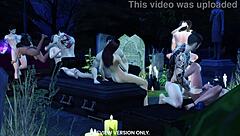 All Souls Day 3D Hentai Gangbang Preview