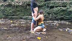 pinay couple gets scandalous fucking in creek outdoors 😏