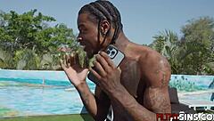 Watch stepsiblings eden west and damion dayski in intense outdoor fuck session