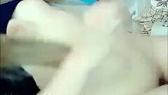 18yo pinay teen fingers pussy with black dildo for fans