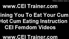 eat your cum now