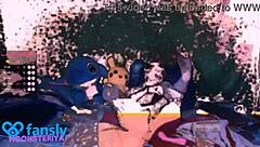 Cute Anime Girl Enjoys Solo Play