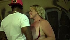 Rome Major fucks Cameron Skyes' big tits on the street