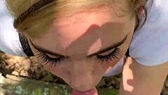 hey, watch this random jogger deepthroat on the hiking trail pov?