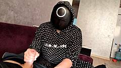 Squid Game Member Cums on Tits After Jerk