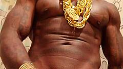 Dialogic Hallelujah Johnson Strokes Huge Monster Cock for Massive Cumshot