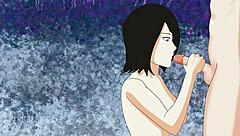 Mikasa Giving Head And Getting Nailed In The Cave - Aot