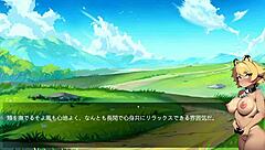 Isekai janken hero's live play part 2 conquering minos-chan the muscle girl with lots of meat