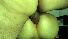 Virgin screams during first painful anal