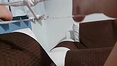 Latina Mature Masturbates Intensely On Wet Sofa With Cum Dripping