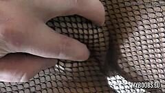 Busty Teen In Hotel Room Spanks And Blows While Bondage