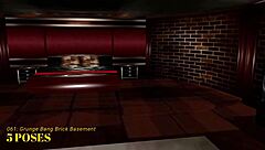 Bang in the grunge brick basement of IMVU black market room 061!