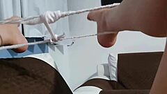 Latina Mature Masturbates Intensely On Wet Sofa With Cum Dripping