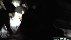 teen gay army hazing with blowjob and fucking