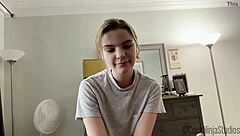 Step sister pays her christmas rent with dahlia red emma johnson