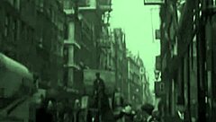 Vintage granny passionately shows her hairy fanny