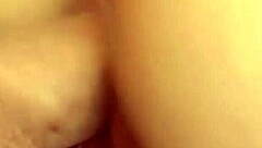 Young girl feels passionate moaning during shaved pussy sex at stepfather's house