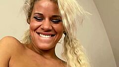 dude lets sweetheart smack his hard boner