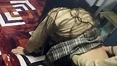 Wow, Mexican student gets cum on ass after class!