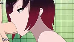 Rose relaxes after her intense workout session.